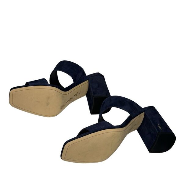 NWOT Sam Edelman Delaney Navy Swead Sandals. Size 7.5 - Picture 9 of 9
